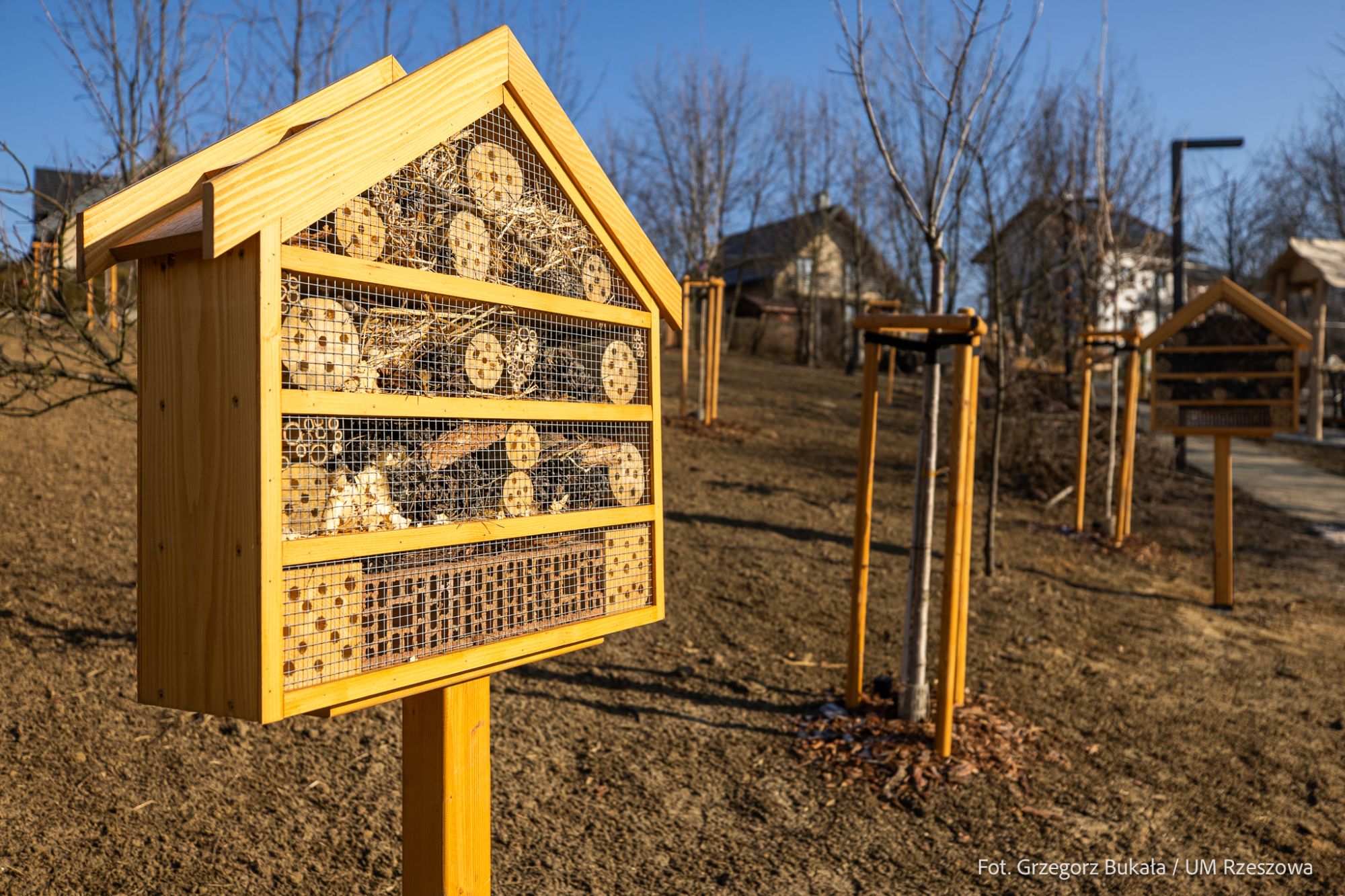 zdjęcie nowego parku w rejonie ulic Gajowej i Szkolnej w Rzeszowie, fot. Grzegorz Bukała, Urząd Miasta Rzeszowa